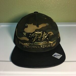 Pit Bull California Republic Camo SnapBack Hat